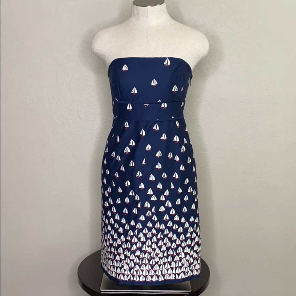 Vineyard vines blue sailboat dress